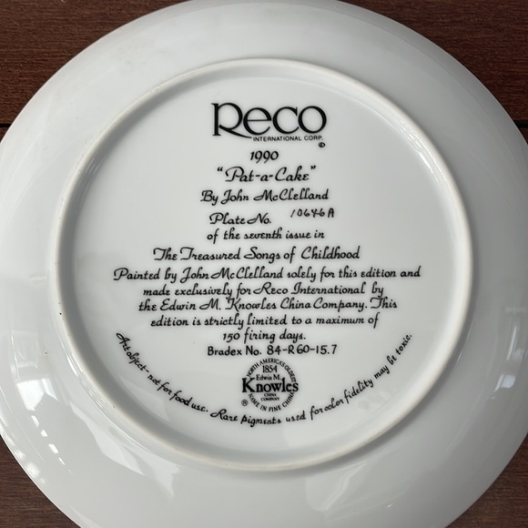 The Bradford Exchange Pat a Cake Collector Plate - Picture 5 of 6
